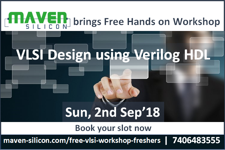 Register now for FREE hands-on session on VLSI Design using Verilog HDL 